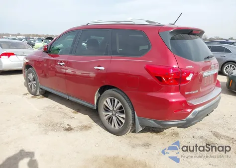 2017 Nissan Pathfinder Sl из США, поврежденный, VIN 5N1DR2MN8HC677456